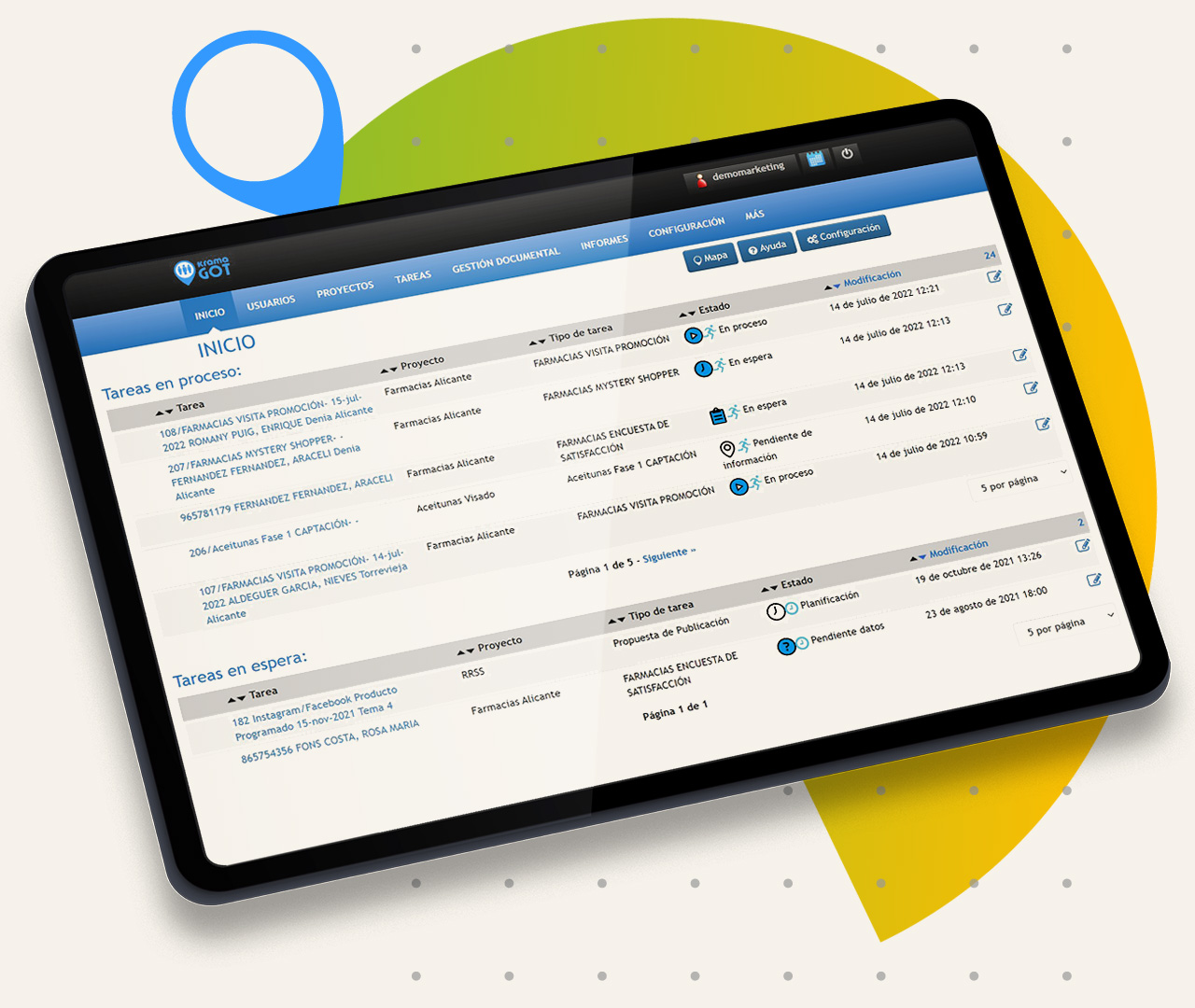 Aplicaciones de KRAMA GOT en diferentes sectores de actividad